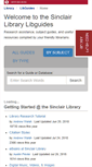 Mobile Screenshot of libguides.sinclair.edu